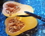 Foto del paso 1 de la receta: Zapallo anco relleno al horno 🏜️