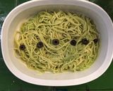 Foto del paso 2 de la receta: Spaghetti con pesto de aceitunas