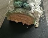 Une image de l'étape 10 de Bûche vanille pistache.