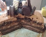 Foto del paso 5 de la receta: Bizcochuelo de vainilla, de 2 o 3 cortes!!