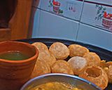 A picture of step 11 of Live Ragda Pani Puri 😋🤗.