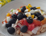 Foto del paso 4 de la receta: Ensalada de alubias y pimiento verde