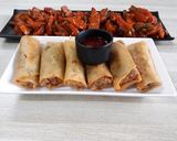 A picture of step 3 of Chicken Spring Roll.