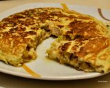 Foto del paso 5 de la receta Tortilla de merluza y calabacín con un toque de perejil - Apto para personas con diabetes