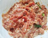 Hình bước làm 1 của món Xíu mại sốt me