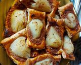 Körte leveles tészta párnán recept fázis 6 fotója