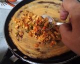 A picture of step 11 of Masoor Dal Dosa with Soya-Paneer Stuffing.