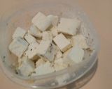 A picture of step 1 of Chilli Paneer.