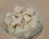 A picture of step 1 of Chilli Paneer.
