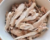 Hình bước làm 1 của món Miến Gà Xé