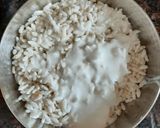 A picture of step 1 of Murmura tikki.