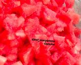 A picture of step 1 of Sweet Watermelon by Chef_Maryumms_Cuisine🌸.