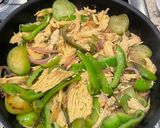 Foto del paso 3 de la receta: Pollo con tomate verde frito