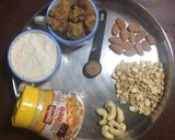 A picture of step 1 of Atta Gud Ladoo / Wheat Flour Jaggery Ladoo.