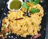 A picture of step 6 of Onion pulao Sindhi Special Bhughal Rice.