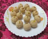 A picture of step 3 of COCONUT MILK BALLS...(nariyal ke laddu).