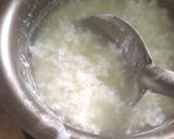 A picture of step 1 of Dryfruit Saffron kalakand.