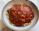 A picture of step 5 of Corned Beef Spaghetti.