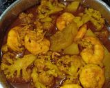 ফুলকপি চিংড়ি (Fulkopi chingri recipe in Bengali) রেসিপির ধাপ 4 ছবি