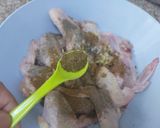 A picture of step 3 of Garlic chicken wings with paramesan cheese in airfryer.