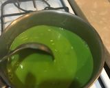 Foto langkah ke 2 dari resep Puding Lumut daun Suji dan Pandan.