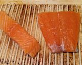 A picture of step 6 of Griddled Salmon with Jersey Royals in Minted Butter & Tzatziki.