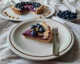 Foto del passaggio 14 della ricetta Crostata con panna cotta ai mirtilli
