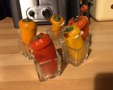 Une image de l'étape 9 de Minis poivrons farcis thon feta et citron en verrine.