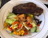 Hình bước làm 2 của món Salad trộn rau củ trái cây