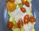 Foto del paso 2 de la receta: Patatas con queso, pavo y tomates cherry al Lékué