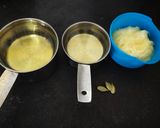 A picture of step 1 of Classic Style Mysore Pak.
