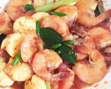 Foto langkah ke 9 dari resep Udang Tofu Balado Ala Pagi Sore.