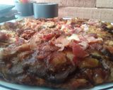 Foto del paso 10 de la receta: Berenjenas asadas con tocineta caramelizada!!! 😋🍆🌰🥕🧀🥓🥓🥓🍅🍅🍅