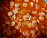 Virslis-tejfölös tészta recept fázis 5 fotója