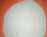 A picture of step 9 of Carrot chapati served with yellow beans.