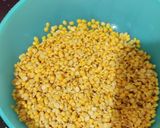 A picture of step 1 of Dal Dhokli.