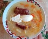 Pas rețetă Ciorbă chiurechi - Varză crudă cu costiță 1 fotografie