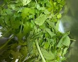 A picture of step 1 of Vegetable rice.