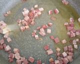 A picture of step 1 of Carbonara.