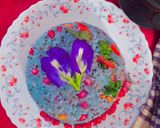 ब्लु पी राइस (Blue Pea Rice) रेसिपी चरण 7 फोटो