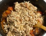 A picture of step 7 of Spicy Shredded Chicken Dip.