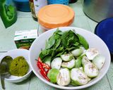 รูปขั้นตอนการทำที่ 1 ของ แกงเขียวหวานอกไก่