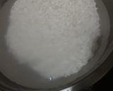 A picture of step 1 of Rice kheer.