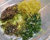 A picture of step 5 of Flat brined roast chicken with lemon and herbs.