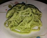 Foto langkah ke 8 dari resep Mie Hijau Eggless Homemade (Mie Bayam).