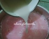 Foto langkah ke 2 dari resep Pudding Cocopandan Selasih.
