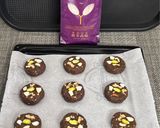A picture of step 10 of 🍪 Healthy Dark Chocolate Ragi Mixed Nut Cookies 🍪.