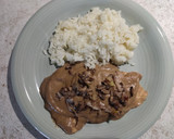 Foto del paso 4 de la receta: Pechuga de pollo con salsa de setas y arroz blanco