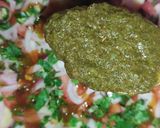 A picture of step 7 of Aloo Chana Chaat.