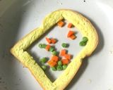 Hình bước làm 3 của món Bánh mì cầu vồng cho bữa sáng